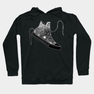 Capricorn high tops - Space canvas Hoodie